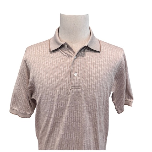 Nicklaus Men’s Classic Polo Shirt. Brown, Tan. Medium - Picture 6 of 8